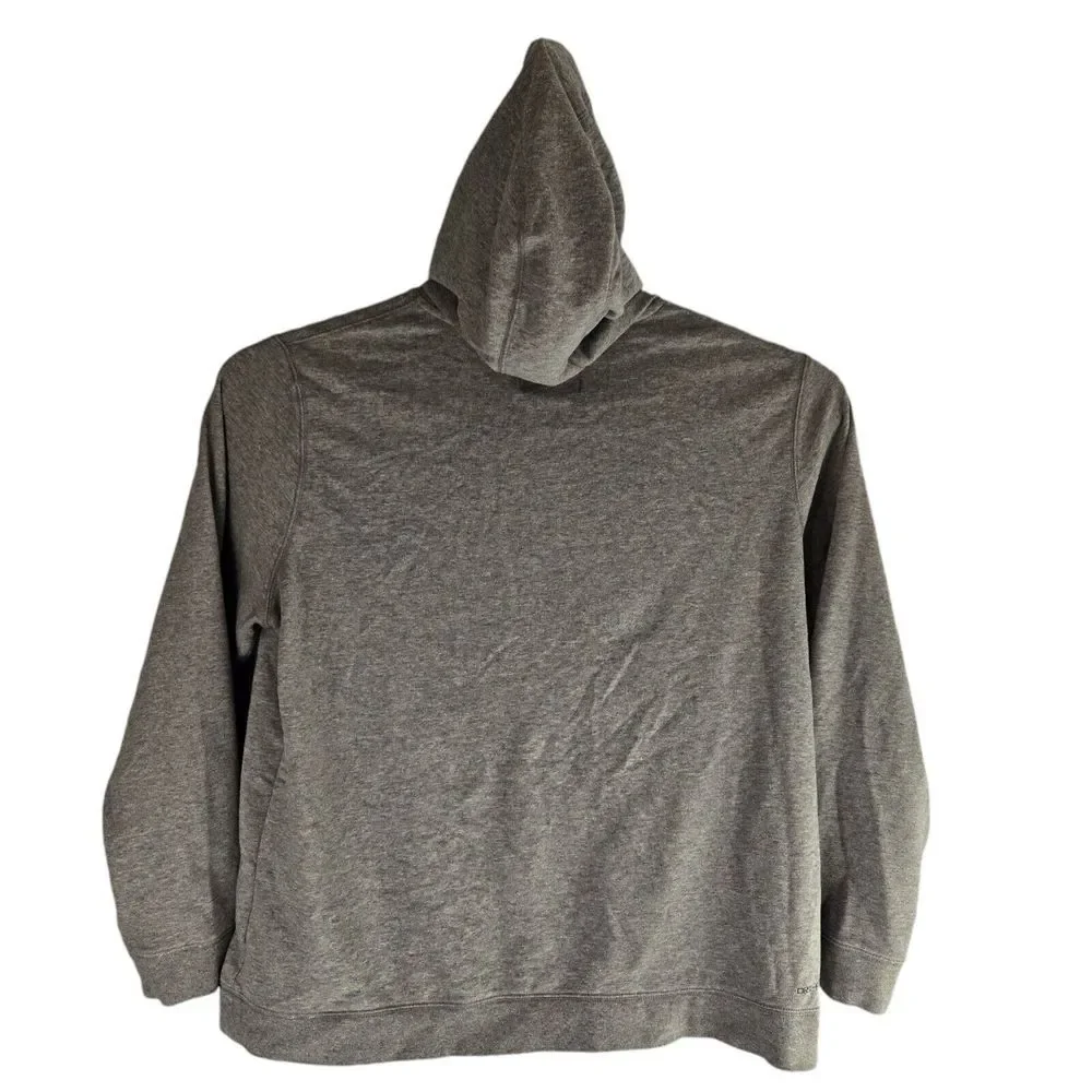 Jordan Dri Fit Jump Man DJ0634 091 Mens XL Gray Graphic Fleece Pullover Hoodie‎